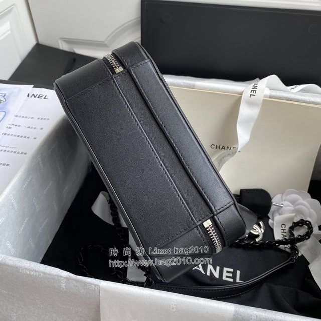 Chanel女包 香奈兒專櫃款手提肩背化妝盒子包 Chanel新款大號化妝包 AS93343  djc4334